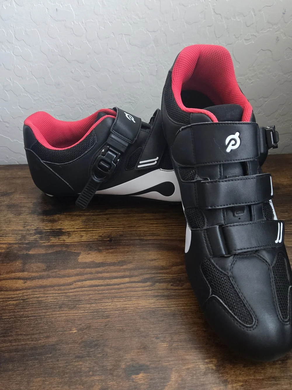 Peloton Indoor Cycling Shoes Size 47 EU / US 13 Men’s - Black/Red w/ Cleats